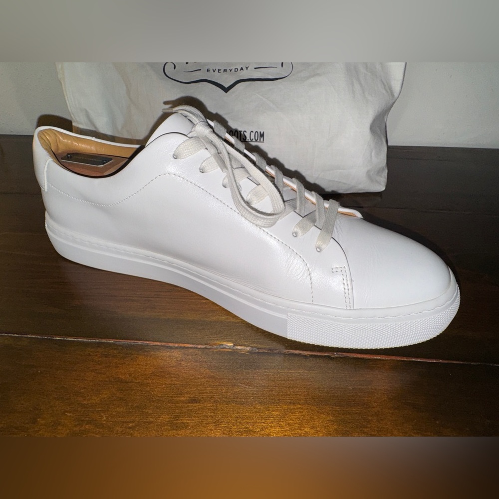 Thursday Boot Company - Premier Low Top in White Leather - Picture 8 of 11
